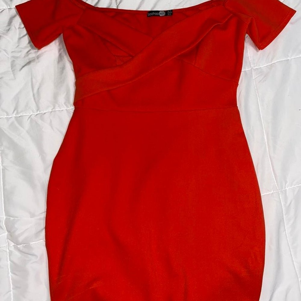 Orange Mini Dress